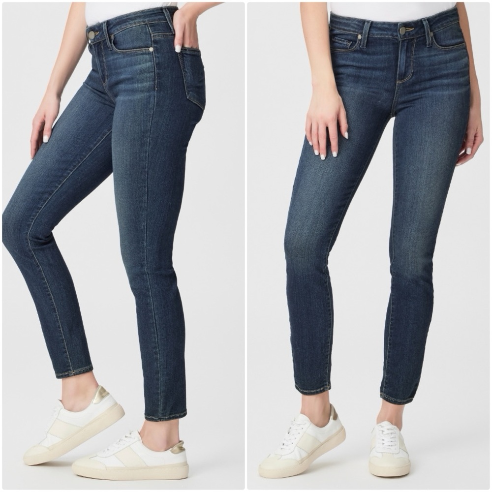 Paige Verdugo Ankle Skinny Jeans Nottingham Wash